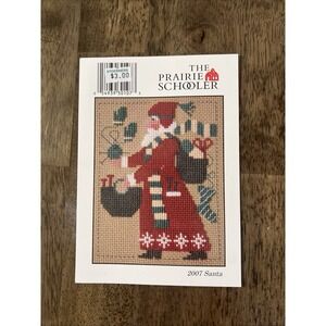 The Prairie Schooler 2007 Santa Cross Stitch Pattern Booklet